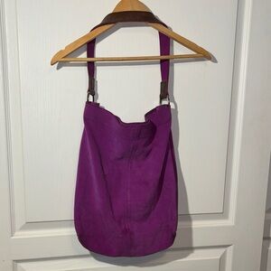 Owen Barry Suede Bag  Messenger Shoulder Bag